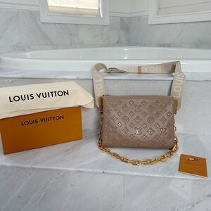 Louis Vuitton Coussin PM Bag in Taupe (Like New)